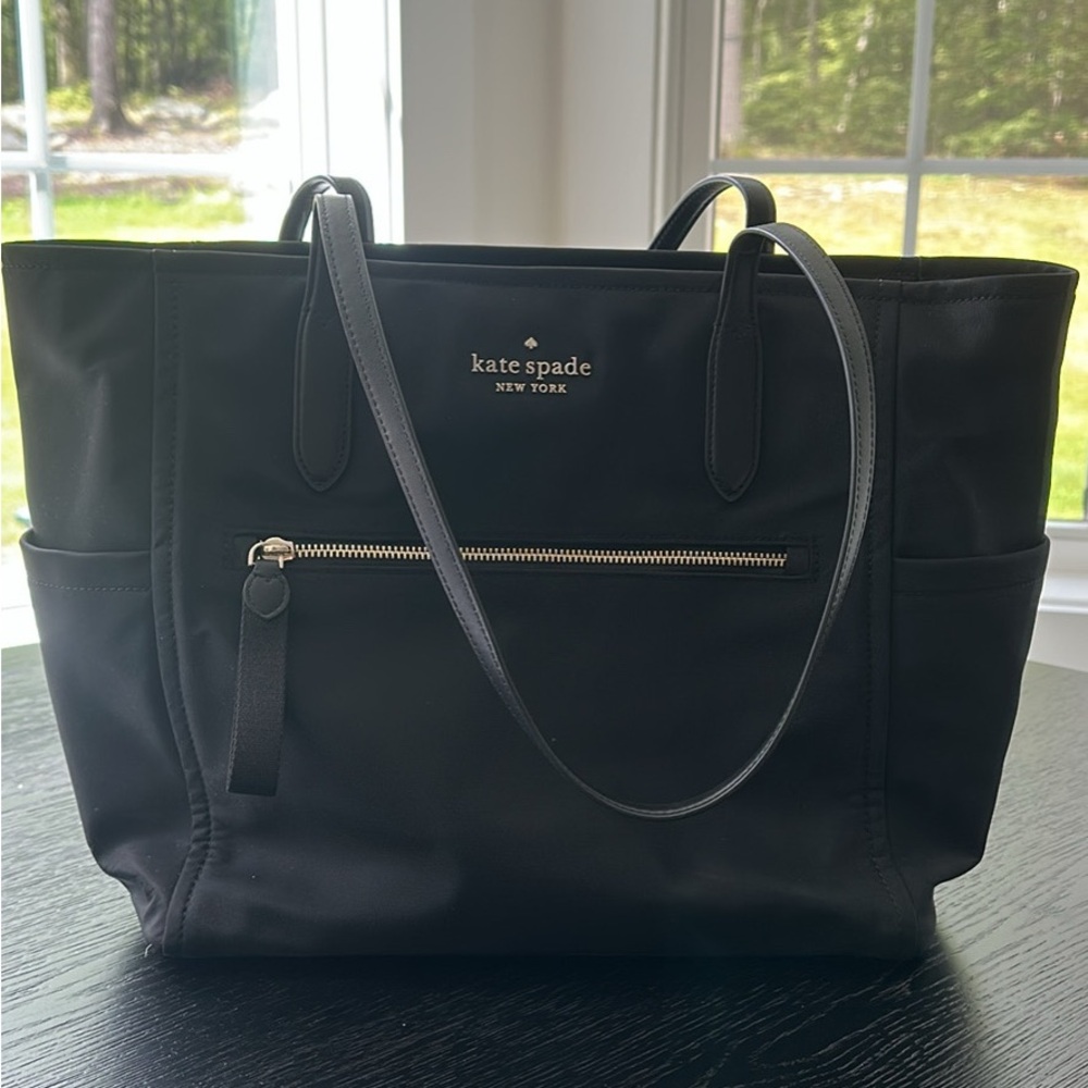 Kate Spade Black Nylon Travel Tote